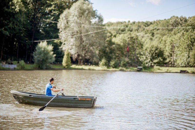 fisherman near the lviv