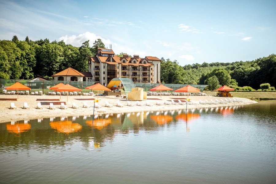 bathing lake near Lviv